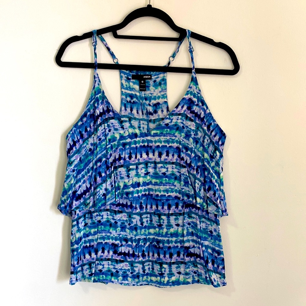 Bloomingdale’s AQUA Layered Tank